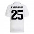 Camisola Real Madrid Camavinga 25 Equipamento Primeiro 2022-2023 Manga Corta